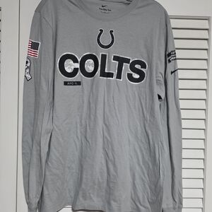 Nike Colts Gray Long Sleeve Shirt